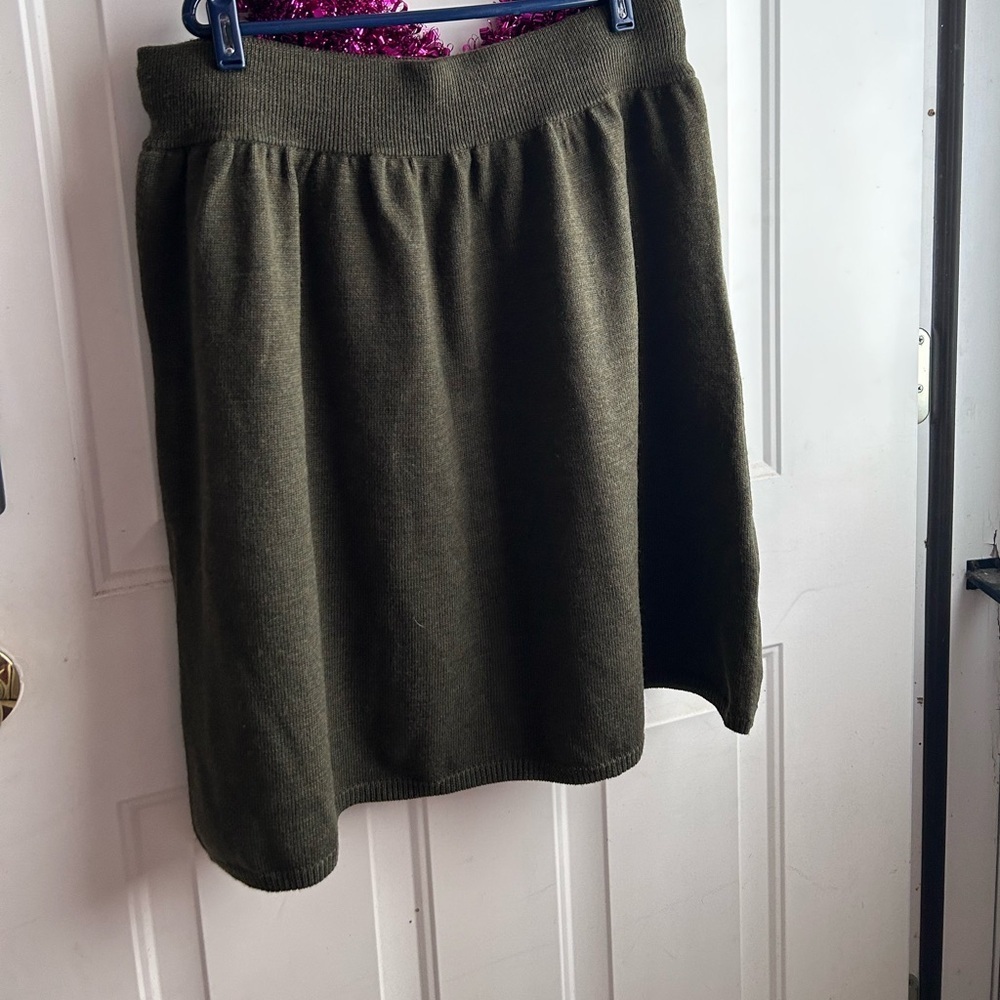 Eileen Fisher Merino Wool Knit Skirt Size M - Picture 9 of 11